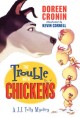 7931 2012-11-27 12:53:59 2024-05-15 02:30:02 The Trouble with Chickens: A J. J. Tully Mystery 1 9780061215346 1  9780061215346_small.jpg 9.99 8.99 Cronin, Doreen Who knew chickens could be so manipulative, and that J.J. Tully, the dog whose heart still holds a soft spot to rescue the troubled would fall for their shenanigans? First-person narrative and a far-fetched storyline keep pace with comical illustrations sure to entertain even the most reluctant readers. 2024-05-15 00:00:02 G true  7.60000 5.10000 0.40000 0.20000 000475462 Balzer & Bray\Harperteen Q Quality Paper J.J. Tully Mysteries 2012-01-24 144 p. ; BK0009927697 Children's - 1st-5th Grade, Age 6-10 BK1-5    Decision-Making; Kindness; Trust  Iowa Children's Choice (ICCA) Award | Nominee | Children's | 2013 - 2014  author's purpose, context clues, illustrations, referential representation    0 0 ING 9780061215346_medium.jpg 0 resize_120_9780061215346.jpg 1 Cronin, Doreen   3.5 In print and available 0 0 0 0 0  1 0  1 2016-06-15 14:41:25 0 186 0